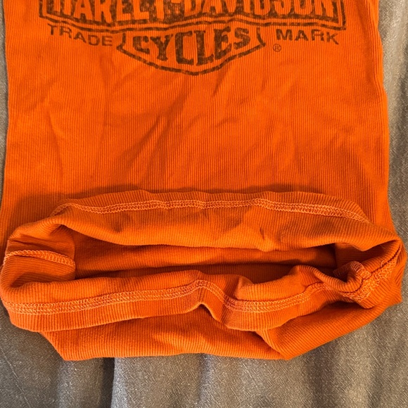 Harley-Davidson Women's Bold Orange Tank Top - Picture 8 of 8